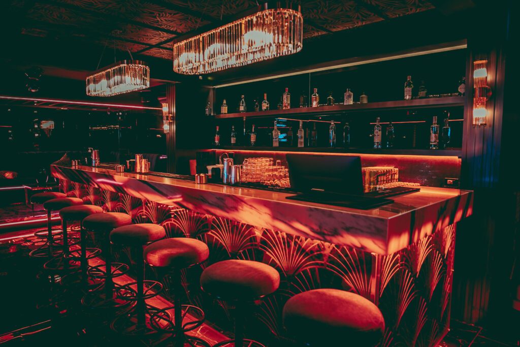 Sugar lounge interior bar